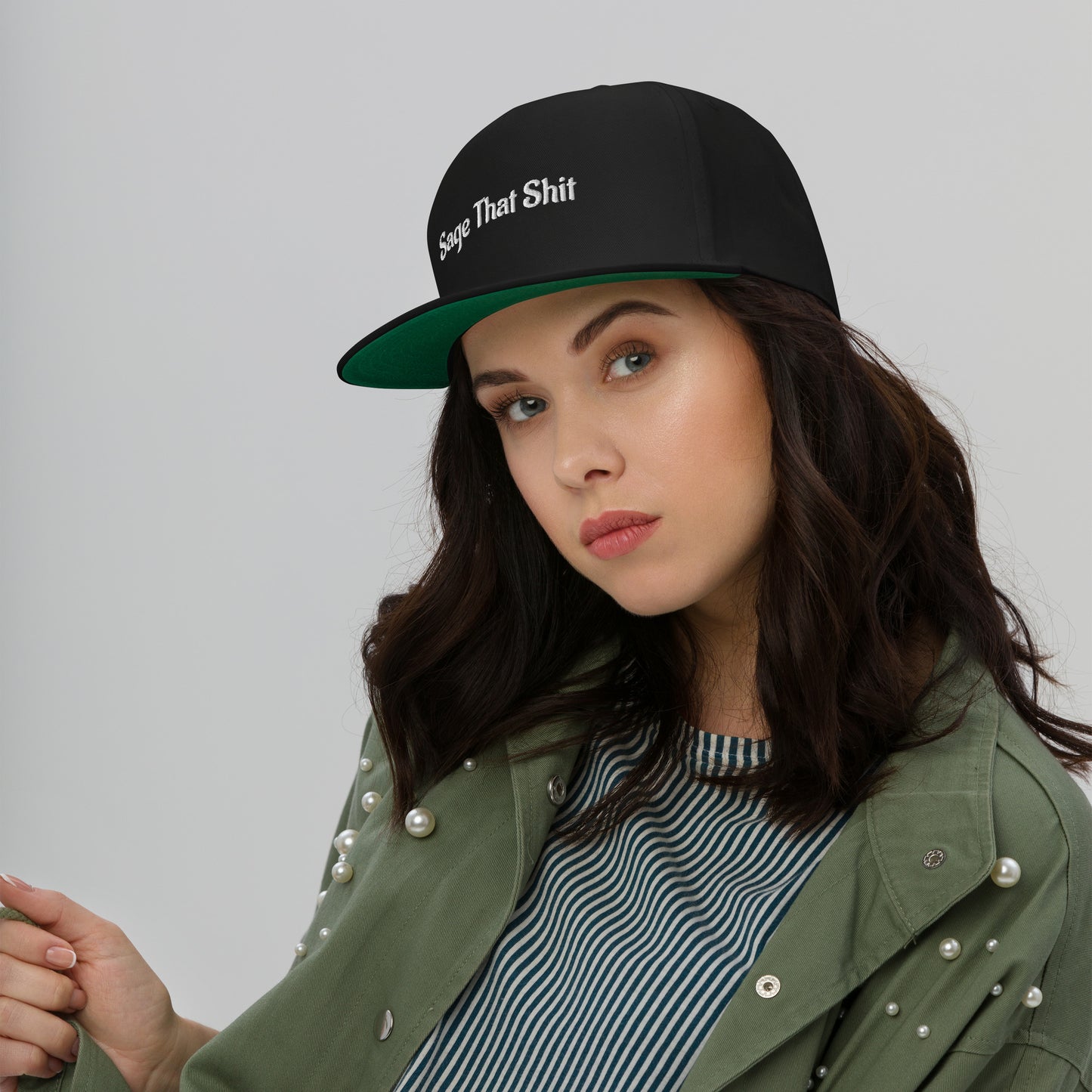 Sage That Shit Flat Bill Cap