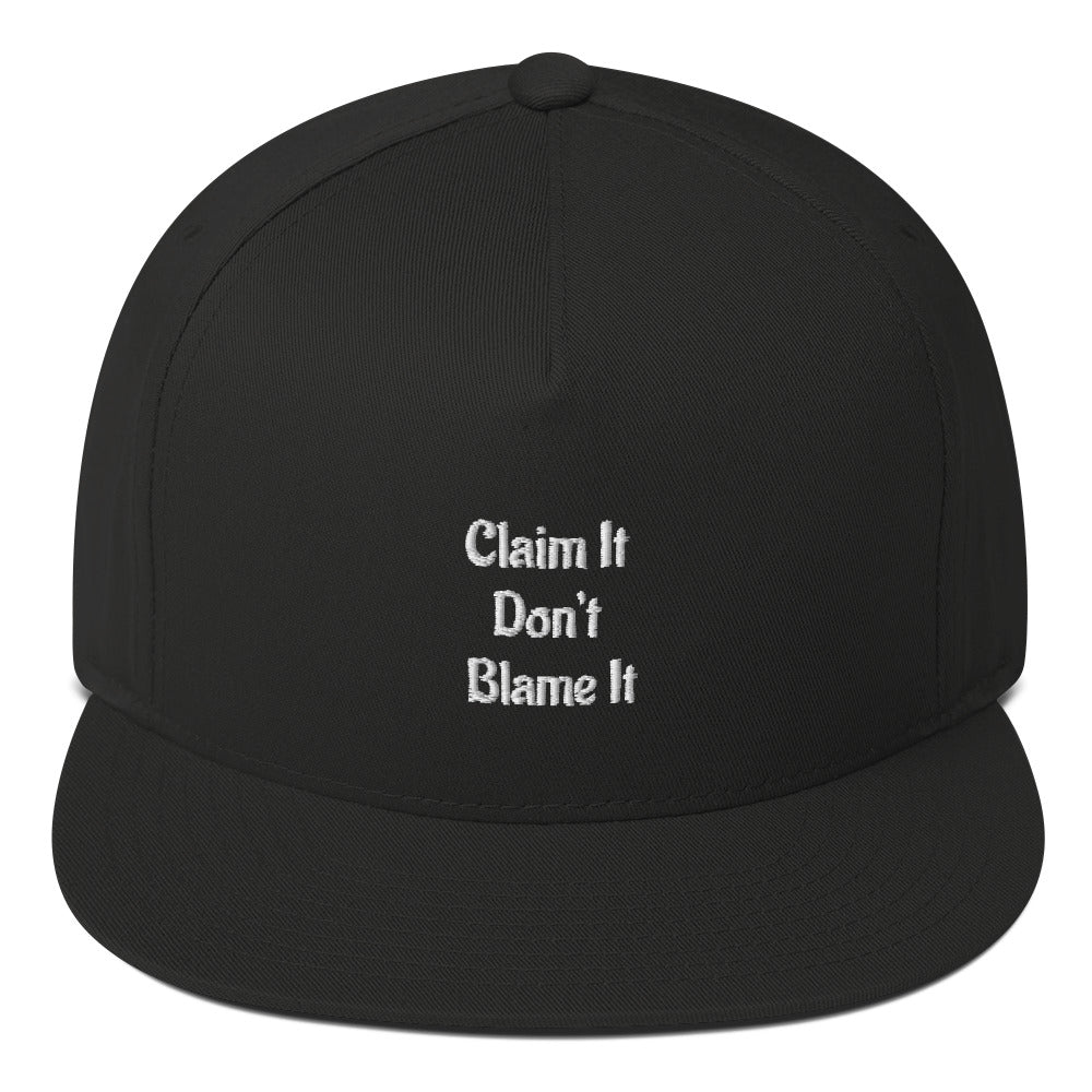 Clam It Don't Blame It Flat Bill Cap