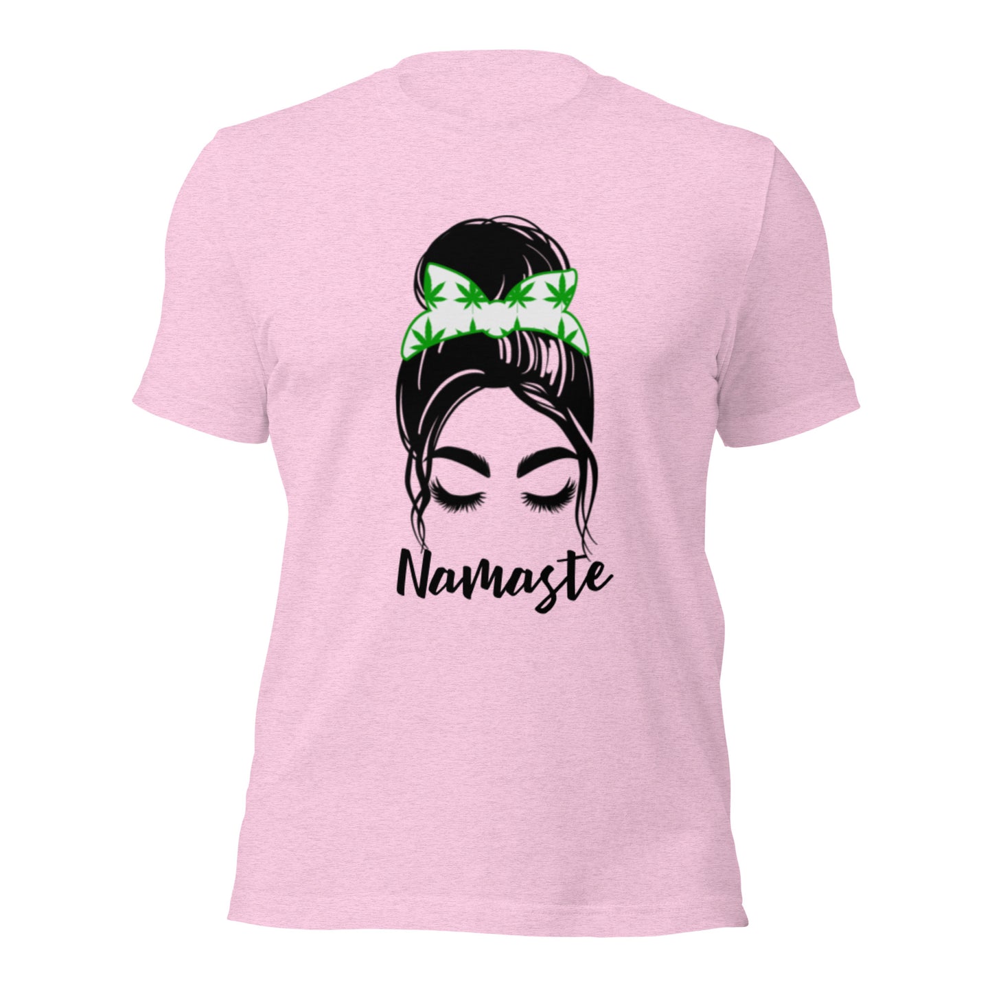 Unisex T-Shirt / Girl With A Bun Namaste