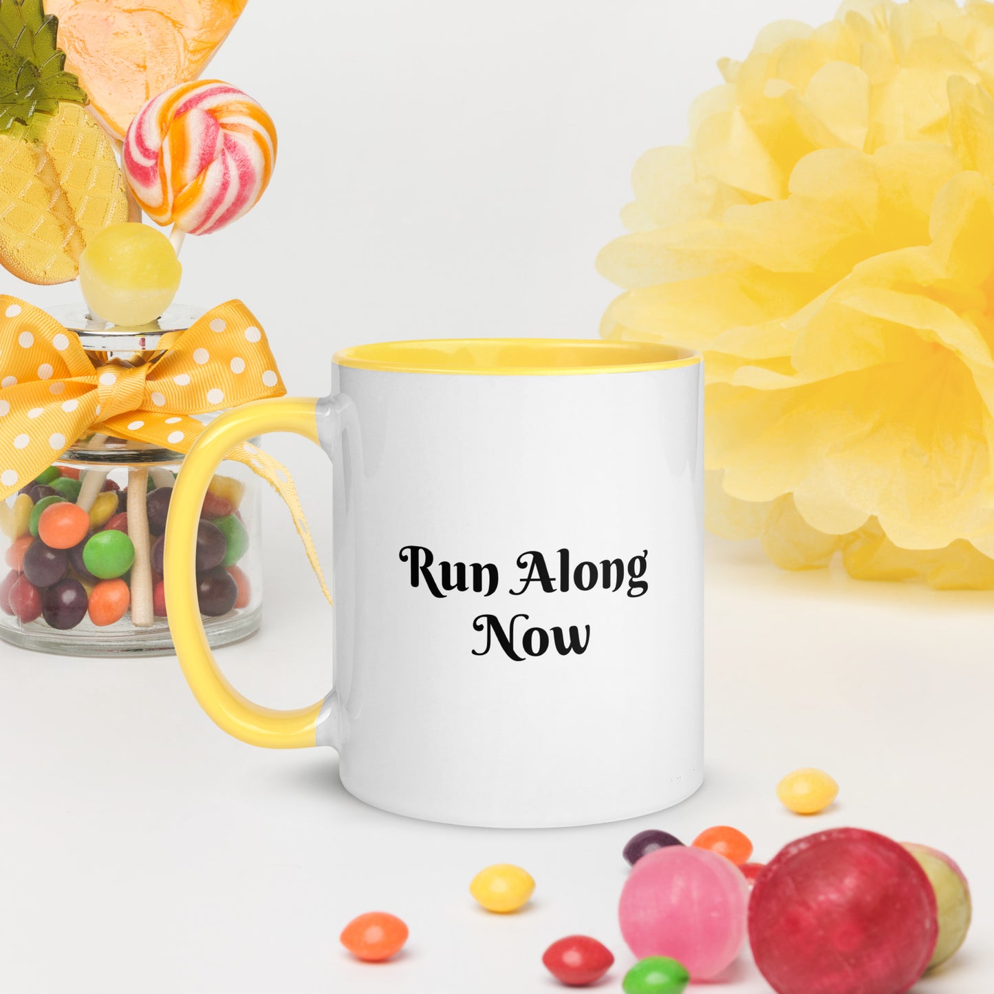 Mug With Color Inside / Run Along Now